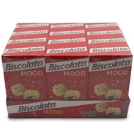 BISCOLATA MOOD , BISCUIT WITH CHOCOLATE CREAM FILLING 40G {6BOXES} Rich Chocolate🍬