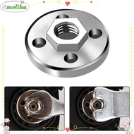 MOLIHA Locking Flange Nut, Quick Change Hardness Hexagon Flange Nut, Universal Metal Alloy Angle Grinder Disc Clamp for Type 100 Angle Grinder Power Tools Accessories