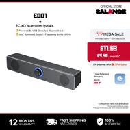 Salange PC Soundbar Wired/Wireless 4D Bluetooth Speaker USB Powered Soundbar for TV Pc Laptop Gaming