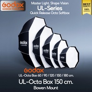 Godox Softbox UL-Octa BOX 150 cm. Quick Release Octa Softbox With Grid - Bowen Mount / Godox Thailan