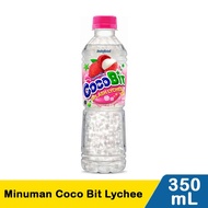 Fruitamin COCOBIT 350ML [1Karton isi 12 botol] Minuman rasa buah dengan Nata de Coco rasa Leci Kelap