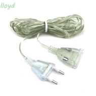 LLOYD Power Extension Cord For Home Standard Christmas Lights LED String Light Fairy Lights Cable Plug Transparent Extension Cable