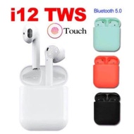 Hot i12 TWS Bluetooth 5.0 Wireless Smart Touch Control Earbuds Headset Headphone with HIFI Sound Built-in Mic