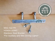 Honda Genio Stainless Mini Driving Light Bracket