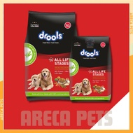 Areca Pets Drools Vegetarian Dog Food 1.2KG & 3KG | 100% Veg Dry Dog Food |  Complete & Balanced | M
