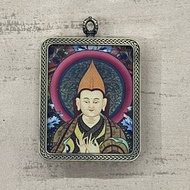 ۞ WEIJUNXIAO 尼泊尔唐卡彩色八大守护神十二生肖唐卡吊坠黄财神唐卡挂件配挂绳