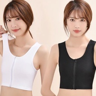 Gratong M-2Xl Sportbra Zipper Binder Zipper Breast Binder Zipper Chest Leveler Zipper Model