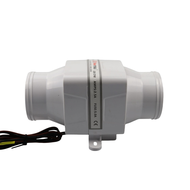 พัดลมเป่าลมท้องเรือเดินทะเล3นิ้ว130CFM DC 12V 24V ในสาย