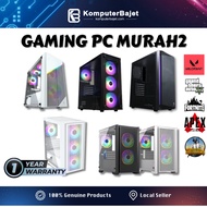 ⭐1 YEAR WARRANTY⭐ BUDGET GAMING PC CUSTOM MADE MURAH DESKTOP PC FULL SET DESIGN OFFICE PUBG GTAV CSGO LOL DOTA FIFA PES