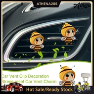 Athena➤Little Bee Car Vent Clip Air Freshener Cute Auto Interior Perfume Holder for Car AC Vents Bee