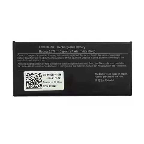 FR463 0NU209 NU209 KR174 0U8735 M164C P9110 310‑0835 XJ557 0XJ557 3.7V 7Wh Li‑ion Cache Backup Batte