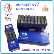 HUNTER ALPHABET NUMBER STAMP A-Z 0-9 PUNCHES PUNCH NOMBOR PUNCH PLATE BOARD CHOP ABC 123 NUMBERS ALP