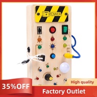 Wooden Busy Board Toys Toddler Busy Board Toys Busy Board Toys With Light Switch Toy For Activity,Ch