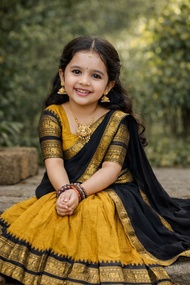 South Indian Kids Lehenga or Choli