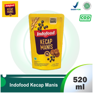 Kecap Manis Indofood Refil 520ml - Kecap Manis