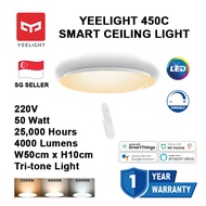 [SG SELLER] Yeelight Smart Ceiling Light Arwen 450C (Dimmable, Tri-tone, RGB Back Light)
