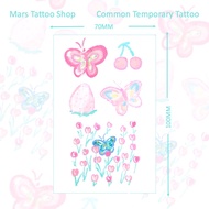 【Mars Tattoo】Common Tattoo, Colored Tattoo, Long Lasting,Temporary Tattoo Sticker, Fake Tattoo, Cute