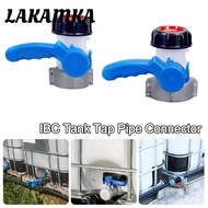LAKAMKA IBC Tank Tap Pipe Connector, 1000L Container 75mm Liters 62mm To Male Export Butterfly Valve