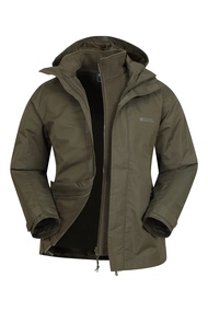 Mountain Warehouse Fell Mens 3 in 1 Water Resistant Jacket - Winter