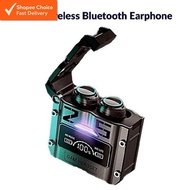 Wireless Bluetooth Earbuds – 9D Stereo Sports Gaming M25 Headphones with LED Light & Mic