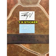 Zacky Vengeance Signed Sticker Signature Autograph Logo Headstock Sign Electric Guitar Head Schecter