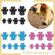 [Chiwanji2] 4x Dog Paw Pads Dog Paw Protector Paw Protection Waterproof Walk on Hardwood Floor Repla
