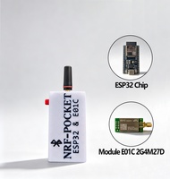 New ESP32 + NRF24L01 (E01C-2G4M27D) Development Kit, Upgraded Antenna Bluetooth Blocker Signal Commu