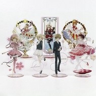 Anime Cardcaptor Sakura Acrylic Stand Model Toys KINOMOTO SAKURA LI SYAORAN Action Figure Pendant Toy Double-side