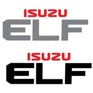 ISUZU ELF LOGO STICKER,STICKER LORI,STICKER CERMIN,STICKER BODY