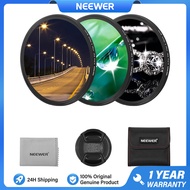 NEEWER 82mm Star Filter Cross Screen Star Effect Filter with 4, 6 and 8 Points