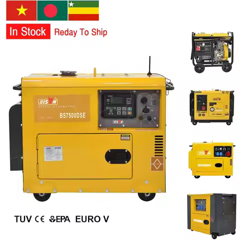 Manufacturers Three Phase Single Cylinder Air Cooled Gensets 3Kva 4Kva 5Kva 6Kva 7Kva 8Kva 9Kva Sile