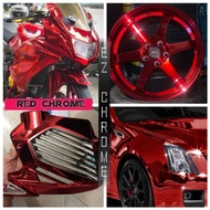 Ez chrome Ruby Red Colour Coating Polish Motor Accesories Magic Paint Chrome Powder Samurai Paint Ez