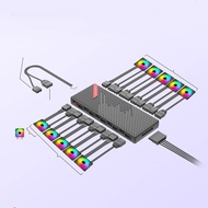 10 cổng argb Fan Hub argb Fan Hub nhỏ gọn cho người hâm mộ