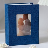 New Photo Album 100 Pockets Photo Album 4x6 Photos Linen Cover Slip-in Picture Albums DIY Writable P