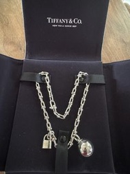 Tiffany & Co. Hardwear series Sterling Silver Lock and Ball Necklace