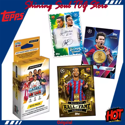 Genuine 2025-26 NEW Season Topps Match Attax UCC Champions League Series ECO Pack Soccer Collection 