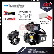 Tsunami Water Pump CMH2-30-K Water Booster Pump Water Pump Home (0.5hp)