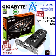 (ALLSTARS : We are Back / GPU PROMO) Gigabyte GTX1650 / GTX 1650 OC Low Profile 4GB GDDR5 PCI-Express x16 Gaming Graphics Card (GV-N1650OC-4GL) / Nvidia (Warranty 3years with CDL)