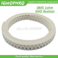 300pcs 0805 SMD Resistor 1 ohm Chip Resistor 1/8W 1R ohms 0805-1R
