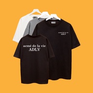 Adlv Letter Printed T-Shirt, Unisex Wide Form Cotton T-Shirt For Men And Women Fashion