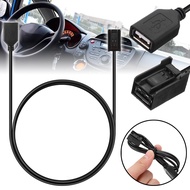 สายอะแดปเตอร์ AUX USB สำหรับ Honda ผ้าคลุมเบาะรถ Civic Jazz CR-V Accord CR-Z 2008เป็นต้นไป