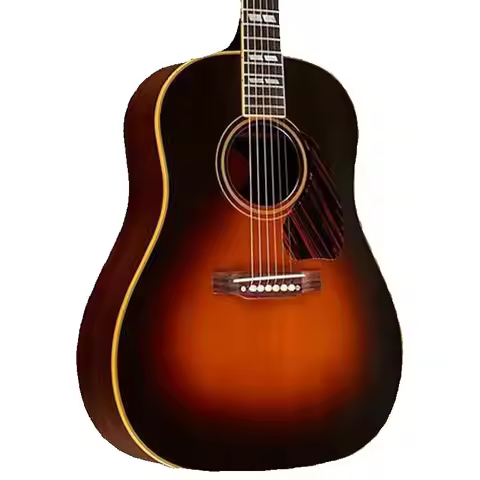 G trademark/Sunset color/J-45 Southern Jumbo Acoustic Guitar/Chrome plated hardware