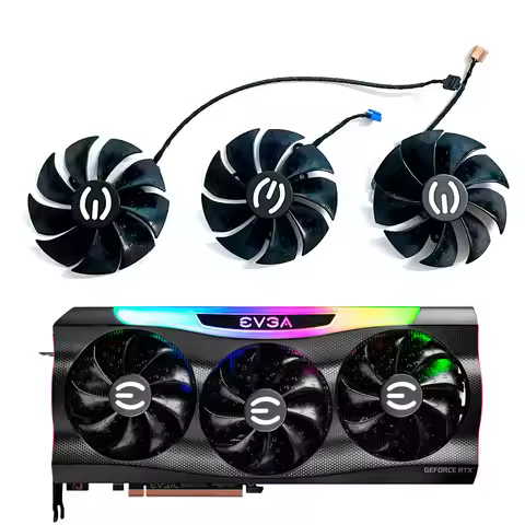 Brand new original 4PIN 87MM PLD09220S12H RTX 3090 GPU fan suitable for EVGA GeForce RTX 3070 3080 T