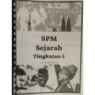 SPM SEJARAH TINGKATAN 5 nota KSSM 历史笔记