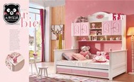 【大熊傢俱】Bb 2011 兒童床 組合床 子母床 衣櫃床 雙層床 公主風 青年床 多功能置物床 托床