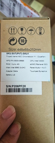 NEC Chromebook Y1 翻轉筆記型電腦