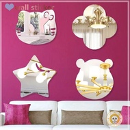 Soft Mirror Self-adhesive Wall Sticker Makeup Mirror Bathroom Mirror Student Dormitory Dressing Mirror Fitting Mirror