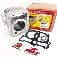 BLOCK + CAST IRON PACKING SET BRT KLX 150 DTRACKER 150 63 MM