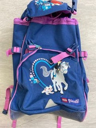 小學書包女孩小童Lego紫藍防水護脊背包