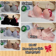 BR G7 Thin sponge underwire bra Size 34, 36, 38 soft elastic